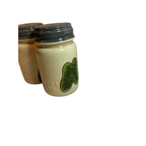 Vintage Hand-Painted Ball Mason Jar Pickle Shakers - Picture 2 of 7